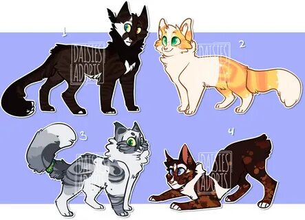 Cat adoptables Auction CLOSED by DaisiesAdopts Warrior cats 