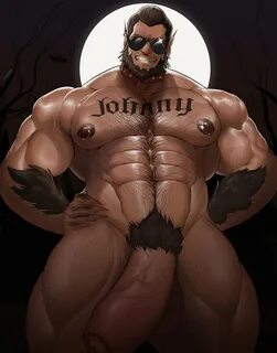 johnny cage, halloween, mortal kombat, mortal kombat 11, balls, bara, beard...