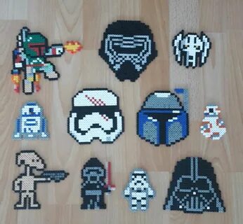 Star Wars characters/Hama perler beads Nerdy perler beads, S