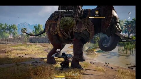 Assassin's Creed: Origins - Killing Jumbe the War Elephant! 
