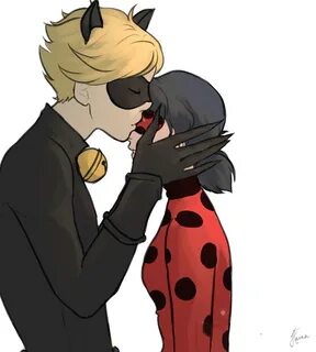 Chat Noir and Ladybug/Marinette and Adrien - Miraculous Lady