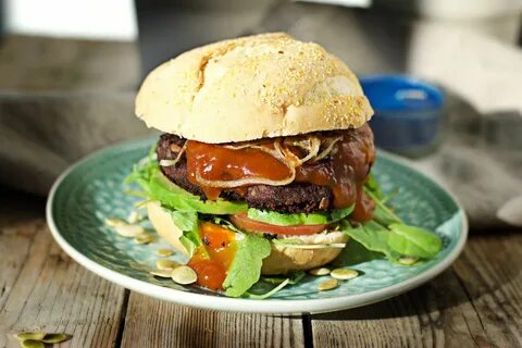 Vegan Black Bean Burger Recipe Black bean burger recipe, Bla