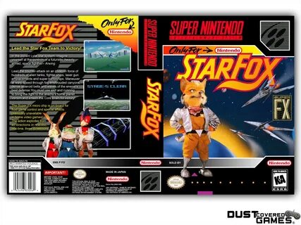 StarFox SNES Super Nintendo игра чехол коробка чехол соверше