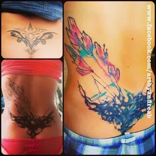 Tramp stamp coverup by DrAnDrea on deviantART Cover up tatto