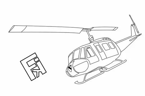 Helicopter Huey Drawing Uh Getdrawings Sketch Coloring Page