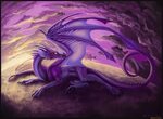 Фиолетовый дракон арт - 31 фото - картинки и рисунки: скачат
