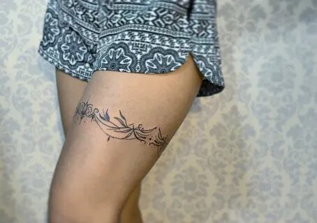 Ornamental tattoo #tattoo #bracelet #legtattoo #leg #style L