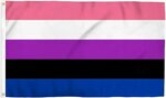 Genderfluid 3x5 Foot LGBTQ+ Pride Flag - Bold Vibrant UV Col