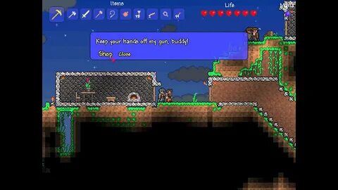 Terraria - How to get an Arms Dealer - YouTube