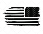American Flag Distressed SVG Cut Files for Cricut and Silhou