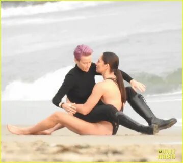 Megan Rapinoe & Sue Bird Hit the Beach for a Photo Shoot Aft