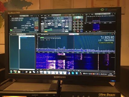 Dic.2019: RSP1A as panadapter on FT1000D - iz1esm