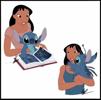 Nani and Stitch by Lullaby-of-the-Lost on DeviantArt Lilo an