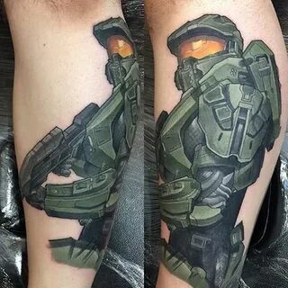 Pin by Sammy on Random Things Halo tattoo, Gamer tattoos, Ga