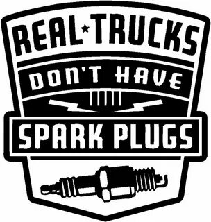 Diesel Truck Ram Dodge Spark Plug Decal Vinyl Sticker Decal 