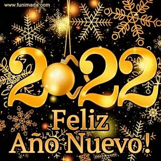 GIF Animada de Año Nuevo 2022 - Descargar en Funimada.com.