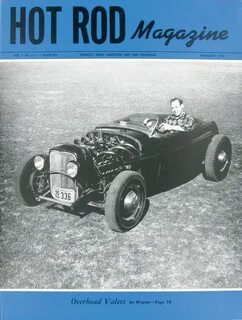 This is the second issue ever of HOT ROD Magazine, February 