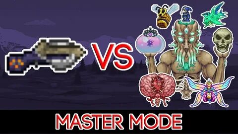 Terraria 1.4.2.3 - Stake Launcher vs ALL Bosses (Master Mode