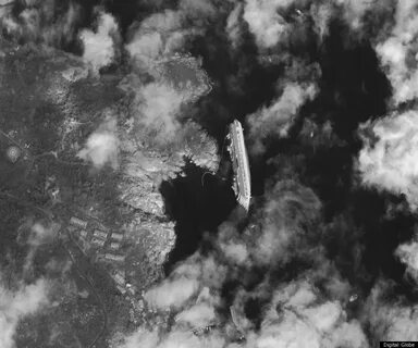 Costa Concordia Satellite Image Shows Shipwreck From Space (