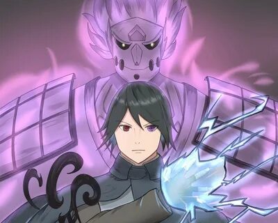 Naruto Sasuke Susanoo Fan Art Wallpaper. 