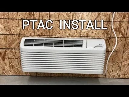Amana PTAC Install - YouTube