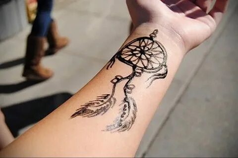 Женская тату ловец снов на руке 11.12.2020 № 024 -tattoo on 