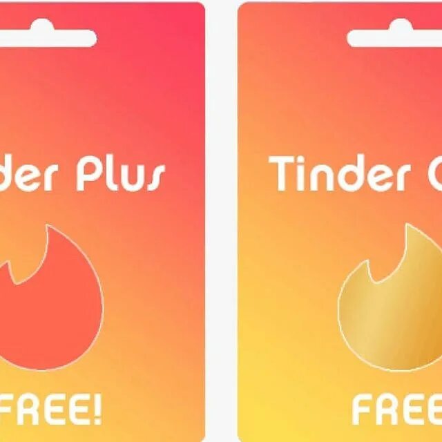 May be an image of text that says 'Tinder Plus Tinder Gold FREE! 
