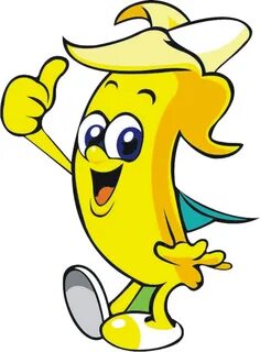 Cartoon Banana Clip Art - Cute Banana Vector Png - (842x1144