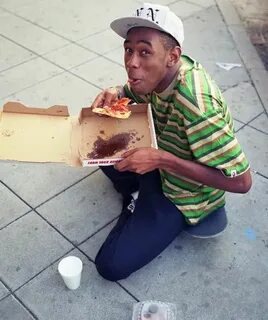 t and his pizza Tyler the creator, The creator, Tyler the cr