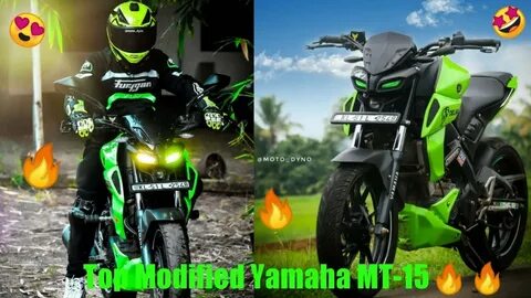 Top 50 Modified Yamaha MT 15 - YouTube