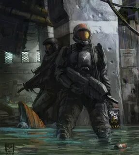 bigSPEED_Fanart O.D.S.T by Orkimede on deviantART Halo armor