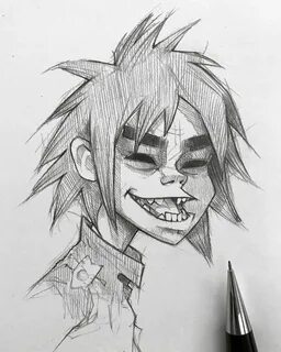 2d from #gorillaz #Art by Efrain Malo from #Mexico (📷 maloar