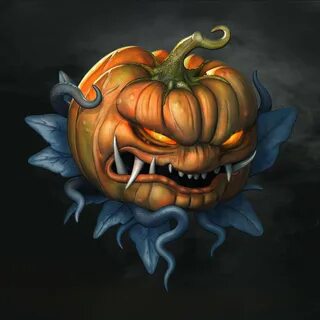 ArtStation - Evil pumpkin (speedsculpt)