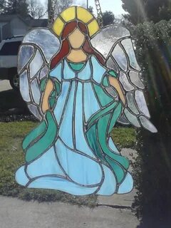 My angel I just finished for my daughter ;-) Stained glass a