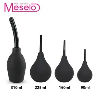 Meselo רקטלית חוקן אנאלי מקלחת מנקה מזרק מקלחת סיליקון נרתיק