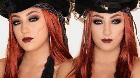 SEXY PIRATE HALLOWEEN MAKEUP Glamnanne - YouTube