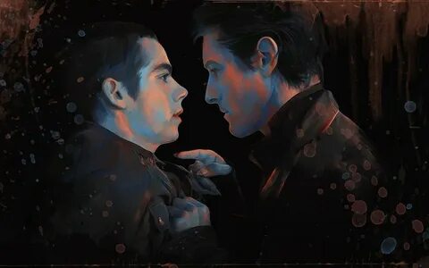 Peter Hale and Stiles Stilinski by Marcianca on DeviantArt