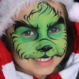 Pin by Alina on facepaint Christmas face painting, Face pain