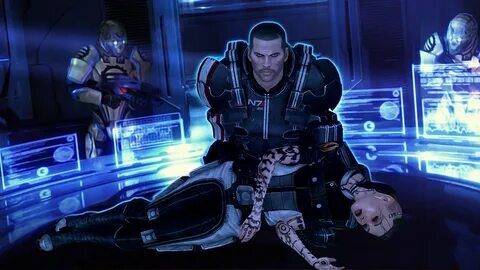 Шепард и Джек - Фан-арт Mass Effect 3