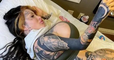 Model who wants 'world's fattest vagina' tattoos bum in late