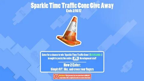 Purple Traffic Cone Roblox Free Robux Code Giveaway