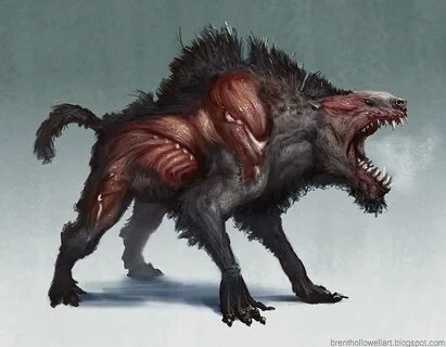 Brent Hollowell Beast creature, Creature art, Creature conce