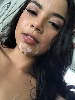 Homemade Cum Facial Selfies