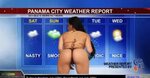 Weather Girl Presents Forecast In The Nude After Losing Bet