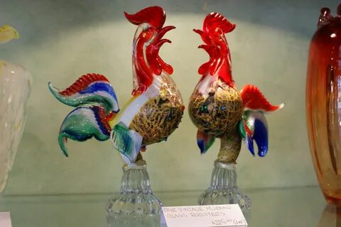 Vintage Murano Glass Rooster - KATRINA GALLERIES Art de la t