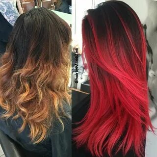 Image result for red ombre.hair Red ombre hair, Ombre hair c