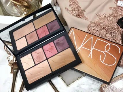 Review NARS Summer Lights & Hot Nights Face Palettes Kokie c