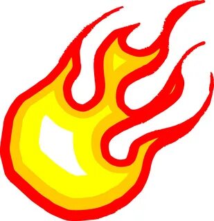 6 Cartoon Fire Flame Elements Vector (EPS, SVG, PNG Transparent) .