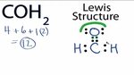 COH2 Lewis Structure - How to Draw the Lewis Structure for C