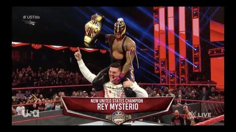 WWE 2K20 Raw 2019 Us Title Rey Mysterio Vs AJ Styles - YouTu